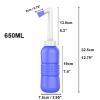 Giural Portable Bidet Sprayer Bottle, 650 ml, Pink view 2