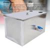 Commercial Stainless Steel Grease Trap, 19.69 x 11.81 x 11.61 in., Under-Sink Oil-Water Separator for Restaurants view 2