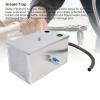 Commercial Stainless Steel Grease Trap, 19.69 x 11.81 x 11.61 in., Under-Sink Oil-Water Separator for Restaurants view 3