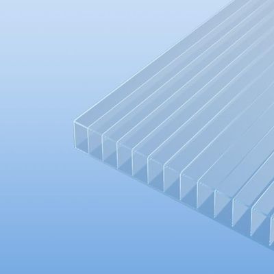 10 mm Polycarbonate Twin-Wall Sheets, Glass-Clear and Opal-White, from €12.90/m (Glass-Clear, 3500 × 2100 mm)