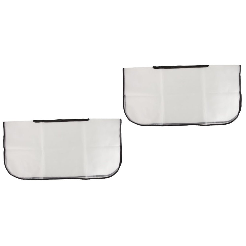 PACKOVE 2-Piece Transparent Waterproof Rain Covers for Handbags and Shoulder Bags