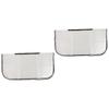 PACKOVE 2-Piece Transparent Waterproof Rain Covers for Handbags and Shoulder Bags view 1