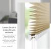 Tom'Shop Nela Pleated Window Shade with Screw Mounting, Beige, W 145 cm x H 120 cm view 3