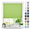 Tom'Shop NELA Pleated Blind, Drill-Mount, Green, W100 x H100 cm view 1