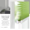 Tom'Shop NELA Pleated Blind, Drill-Mount, Green, W100 x H100 cm view 3