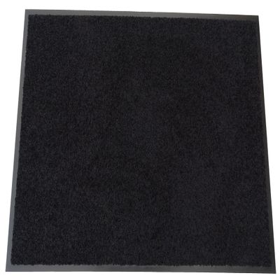 MERTEX Kiel Fumatte Washable Dirt-Trapping Mat, Black, 60 x 90 cm