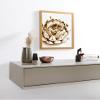 Colorello Picture Frame, Poster/Puzzle Frame, 68.5 x 104 cm, Gold, Simple, with White Backing and Anti-Glare Acrylic Glazing view 2