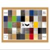 Colorello Picture Frame, Poster/Puzzle Frame, 68.5 x 104 cm, Gold, Simple, with White Backing and Anti-Glare Acrylic Glazing view 4