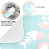 Fish Cartoon Footprint Dish Drying Mat, 45.7 x 61 cm view 2