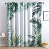 Generic Tropical Leaves Blackout Curtains, Green Leaf Design, Grommeted, 2-Piece Set, 175 x 140 cm view 1