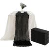 JKDSAO Gauze Cheesecloth Table Runner, Dark Pink view 3