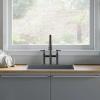 Two-Handle Bridge Kitchen Faucet with Pull-Down Sprayer view 3