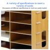 File Organizer Rack, 7-Tier Desktop Folder Rack, Easy Assembly, A5 Folders view 4