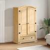 Homgoday Corona Storage Cabinet/Sideboard, 101 x 52 x 170 cm, Solid Pine Wood view 3
