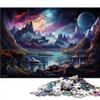 1000-Piece Wooden Puzzle for Adults and Kids Ages 12+, Colorful Landscape, 50 x 75 cm view 4