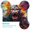 1000-Piece Wooden Puzzle for Adults and Children 12+: Colorful Orangutan, 50 x 75 cm view 2