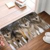 Toiyugd Wolf Doormat, Flannel, Non-Slip, Soft and Absorbent, Washable, 16 x 24 in view 2