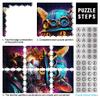 Precision-Cut 1,000-Piece Puzzle, Futuristic Cat, Wooden Puzzle for Adults and Families, Gift for Adults, 50 x 75 cm view 4