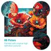 1000-Piece Psychedelic Flower Wooden Puzzle, 50 x 75 cm view 2