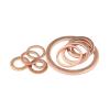 HEXHUASR M12 Copper Sealing Washer, 12 × 17 × 1.5 mm, 50-Pack view 1
