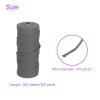 DMiotech 3 mm x 100 m Dark Gray Cotton Macrame Cord view 4