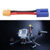 Akozon Flexible RC Connector Cable, XT60 Female to EC5 Plug view 2