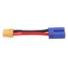 Akozon Flexible RC Connector Cable, XT60 Female to EC5 Plug view 4