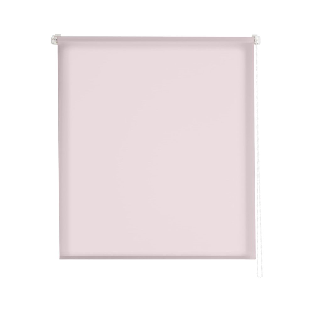 Estoralis | Dracarys | Modern Roller Blind | Tool-Free Installation | Opaque Solid Fabric | Mauve | 110 x 180 cm, Fabric 107 x 180 cm
