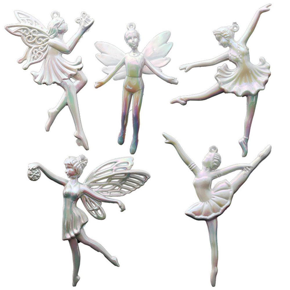 2024 Christmas Decoration Set, 5 Pieces, Dancing Ballet Girl Ornaments