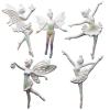 2024 Christmas Decoration Set, 5 Pieces, Dancing Ballet Girl Ornaments view 1