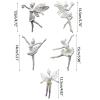 2024 Christmas Decoration Set, 5 Pieces, Dancing Ballet Girl Ornaments view 4