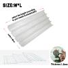Transparent FRP Corrugated Roofing Panels, 6-Pack, 0.9 x 1.7 m (35 x 67 in) view 2