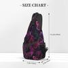fifbird Butterfly Print Crossbody Backpack, Pink, One Size view 3