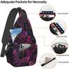 fifbird Butterfly Print Crossbody Backpack, Pink, One Size view 4