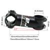 Bicycle Stem, 31.8 mm, 7°, 100 mm, White Logo view 3