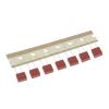 100-Piece Fuse Set, 1A 2A 3.15A 4A 5A 6.3A 250V, 392 Square Plastic Fuses, T2A LCD TV Power Board, Slow-Blow Fuse T3.15A (Size: T0.25A) view 2