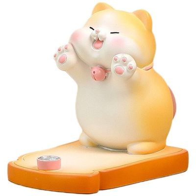 Baokuan Cute Resin Cat Phone Stand