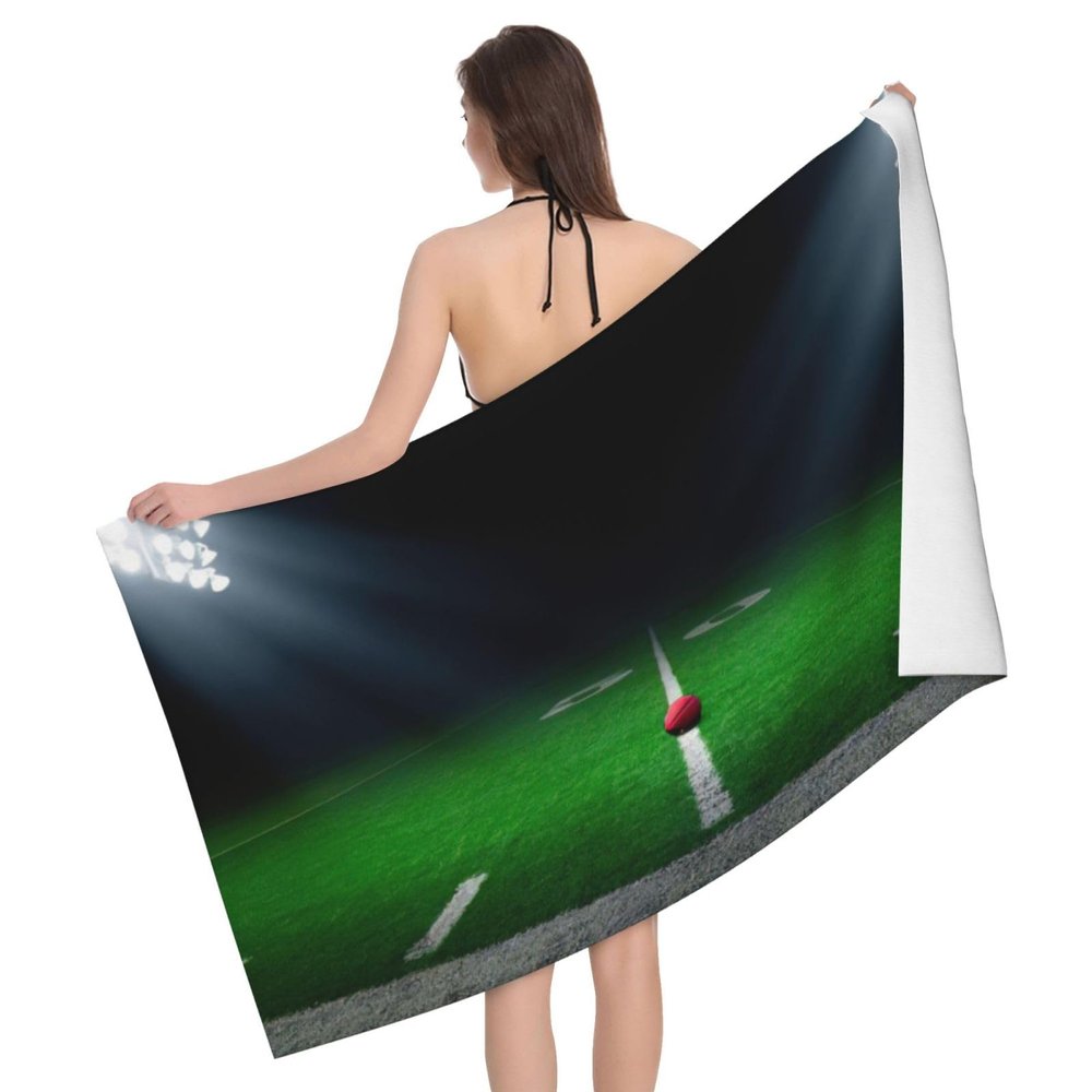 DEXNEL American Football Stadium Towel, Quick-Drying, Sand-Free, Personalized Gift