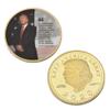 REZAJDUIE Donald Trump 2020 Commemorative Coin, Gold-Plated US President Metal Coin view 1