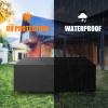 Outdoor Furniture Cover 420D Oxford, Waterproof, 385 x 245 x 85 cm, Black view 2