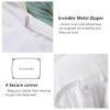 Bedding Set 135x200 cm, Luxurious Gold Leaf Theme, Soft Microfiber view 4