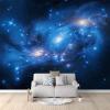 Blue Starry Sky Photo Wallpaper, 400 x 280 cm, Nonwoven view 1