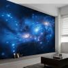 Blue Starry Sky Photo Wallpaper, 400 x 280 cm, Nonwoven view 3