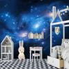Blue Starry Sky Photo Wallpaper, 400 x 280 cm, Nonwoven view 4