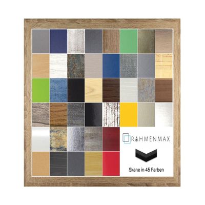 RahmenMax Skane Picture, Poster & Puzzle Frame 30 x 40 cm, Sonoma Oak Finish