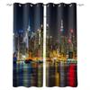 SJSXWQN New York City Blackout Curtains, 2-Piece Set, 260 x 140 cm view 1