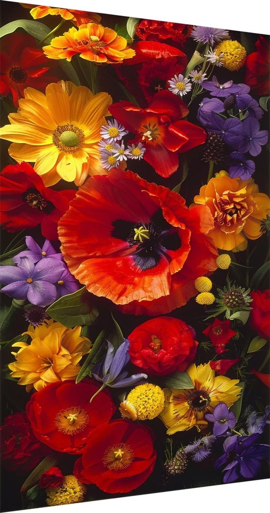 5D Flower Diamond Painting Kit, Full Drill, XXL 24 x 48 in, DIY Diamond Art for Adults, SP-1839