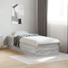 LAPOOH Bed Frame Gray Sonoma 90 x 190 cm Engineered Wood view 3