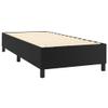 THOYTOUI Box Spring Bed with Mattress, Black Faux Leather, 90 x 190 cm view 4