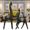 Modern Bookshelf Statue, Abstract Horse Sculpture view 4